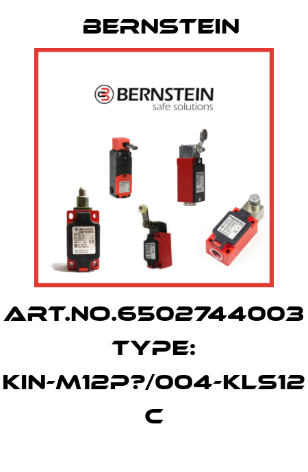 Art.No.6502744003 Type: KIN-M12P?/004-KLS12          C Bernstein