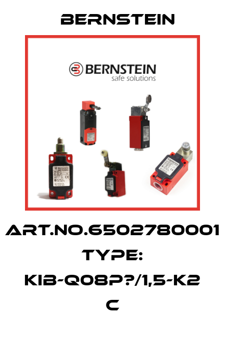 Art.No.6502780001 Type: KIB-Q08P?/1,5-K2             C Bernstein