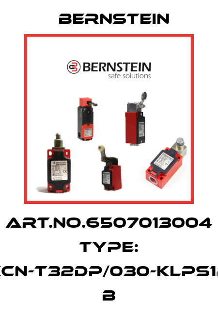 Art.No.6507013004 Type: KCN-T32DP/030-KLPS12         B Bernstein