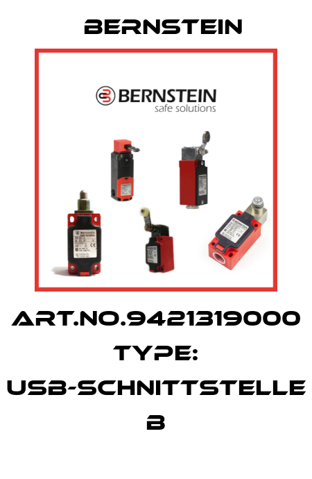 Art.No.9421319000 Type: USB-SCHNITTSTELLE            B Bernstein