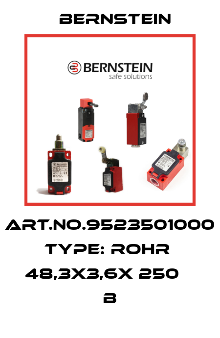 Art.No.9523501000 Type: ROHR  48,3X3,6X 250          B Bernstein