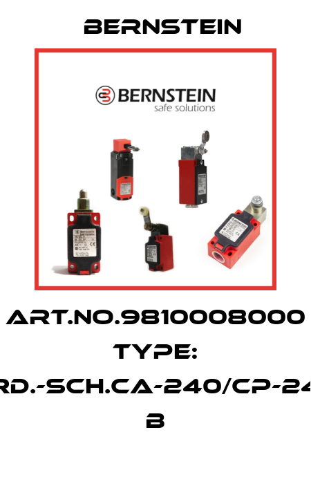 Art.No.9810008000 Type: ERD.-SCH.CA-240/CP-240       B Bernstein
