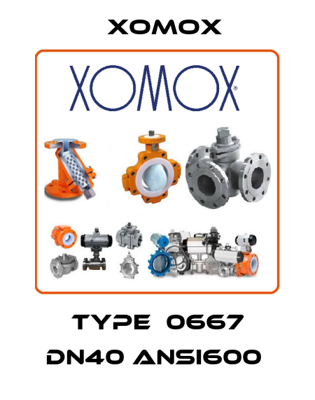 Type  0667 DN40 ANSI600  Xomox