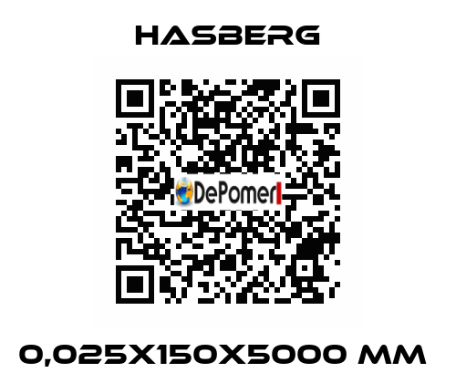 0,025X150X5000 MM  Hasberg