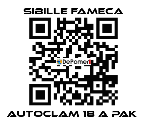 Autoclam 18 A PAK  Sibille Fameca