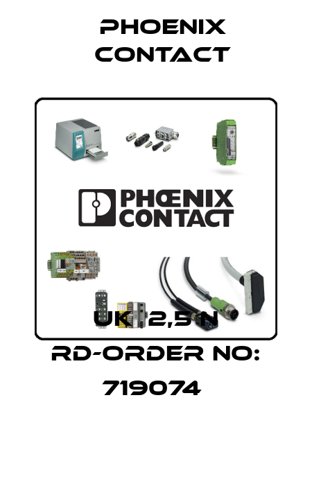 UK  2,5 N RD-ORDER NO: 719074  Phoenix Contact