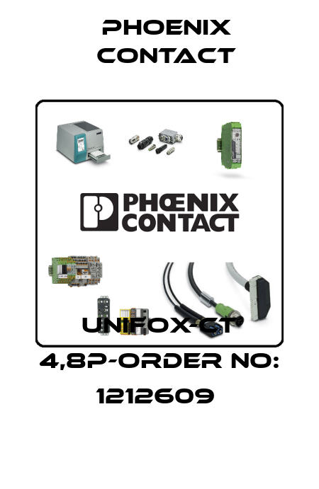 UNIFOX-CT 4,8P-ORDER NO: 1212609  Phoenix Contact