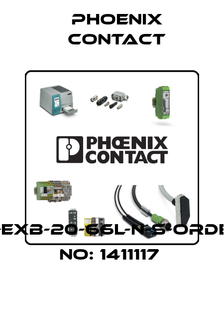A-EXB-20-66L-N-S-ORDER NO: 1411117  Phoenix Contact