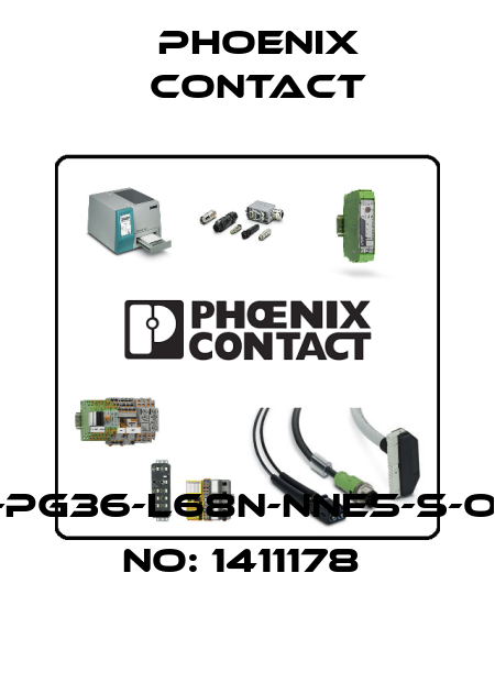 G-INS-PG36-L68N-NNES-S-ORDER NO: 1411178  Phoenix Contact