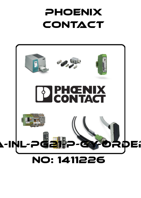 A-INL-PG21-P-GY-ORDER NO: 1411226  Phoenix Contact