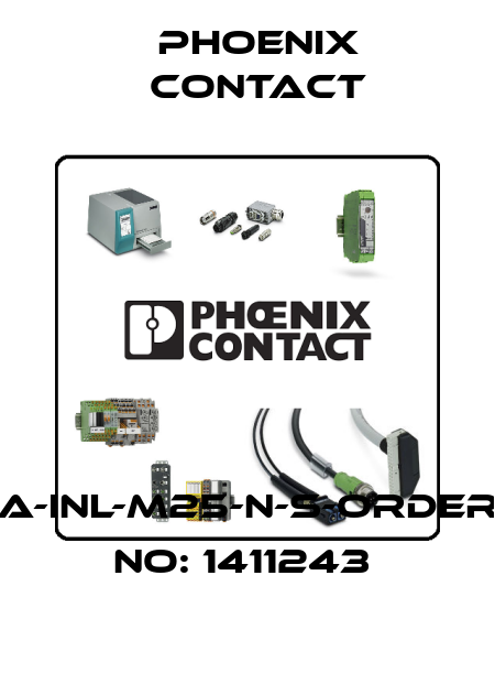 A-INL-M25-N-S-ORDER NO: 1411243  Phoenix Contact
