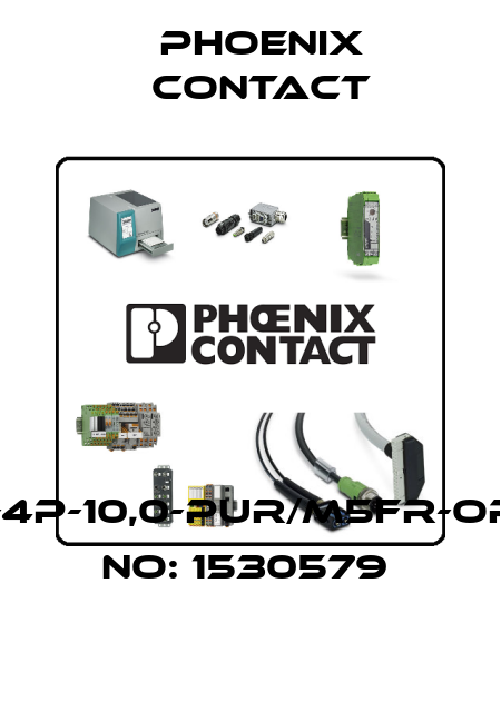 SAC-4P-10,0-PUR/M5FR-ORDER NO: 1530579  Phoenix Contact