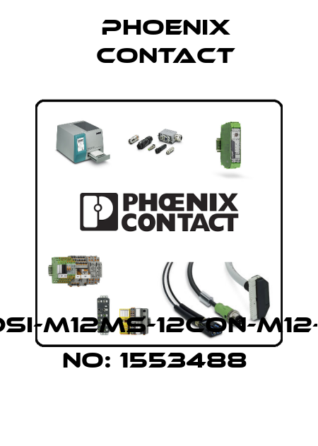 SACC-DSI-M12MS-12CON-M12-ORDER NO: 1553488  Phoenix Contact