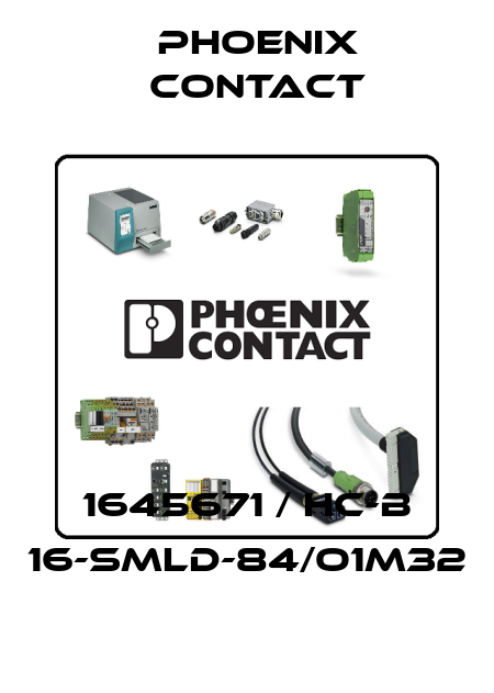1645671 / HC-B 16-SMLD-84/O1M32 Phoenix Contact