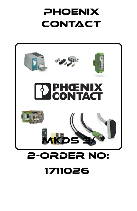 MKDS 3/ 2-ORDER NO: 1711026  Phoenix Contact
