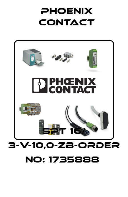 SPT 16/ 3-V-10,0-ZB-ORDER NO: 1735888  Phoenix Contact