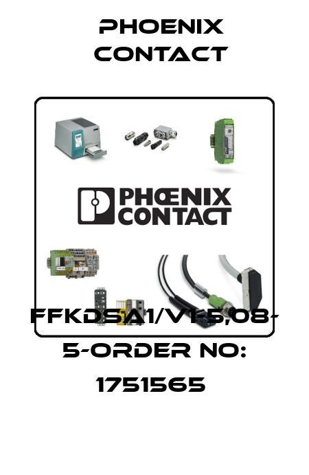 FFKDSA1/V1-5,08- 5-ORDER NO: 1751565  Phoenix Contact