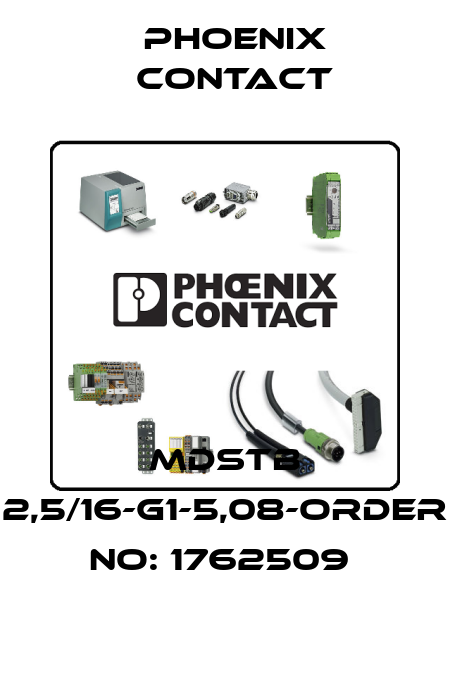 MDSTB 2,5/16-G1-5,08-ORDER NO: 1762509  Phoenix Contact