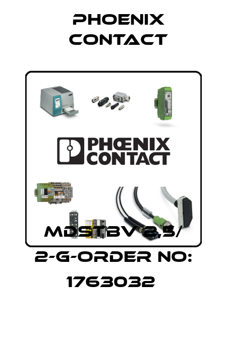 MDSTBV 2,5/ 2-G-ORDER NO: 1763032  Phoenix Contact
