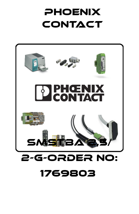 SMSTBA 2,5/ 2-G-ORDER NO: 1769803  Phoenix Contact