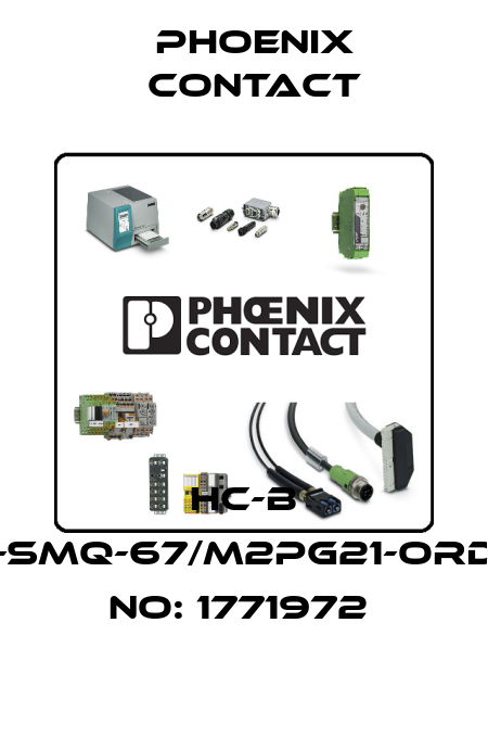 HC-B 24-SMQ-67/M2PG21-ORDER NO: 1771972  Phoenix Contact