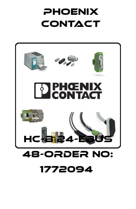 HC-B 24-EBUS 48-ORDER NO: 1772094  Phoenix Contact