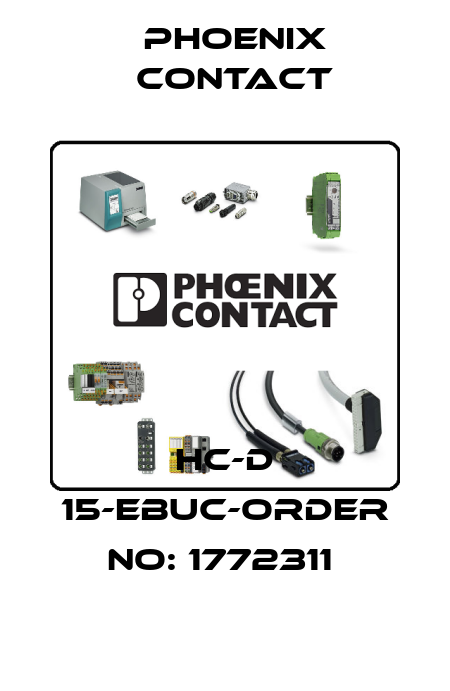 HC-D 15-EBUC-ORDER NO: 1772311  Phoenix Contact