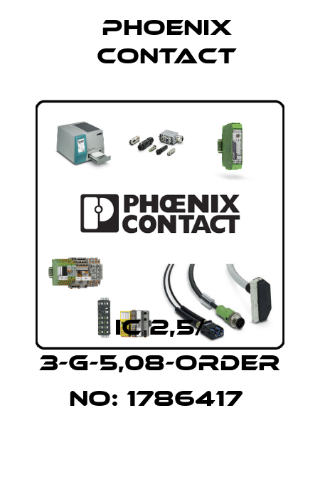 IC 2,5/ 3-G-5,08-ORDER NO: 1786417  Phoenix Contact