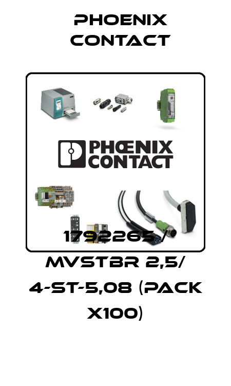 1792265 / MVSTBR 2,5/ 4-ST-5,08 (pack x100) Phoenix Contact