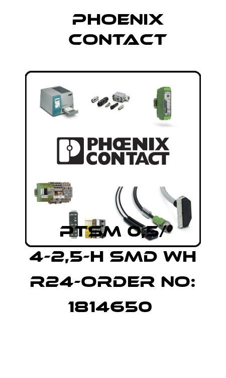 PTSM 0,5/ 4-2,5-H SMD WH R24-ORDER NO: 1814650  Phoenix Contact
