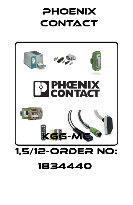 KGG-MC 1,5/12-ORDER NO: 1834440  Phoenix Contact