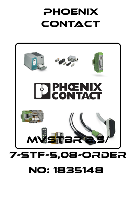 MVSTBR 2,5/ 7-STF-5,08-ORDER NO: 1835148  Phoenix Contact