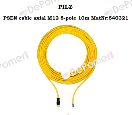 PSEN cable axial M12 8-pole 10m MatNr:540321 Pilz