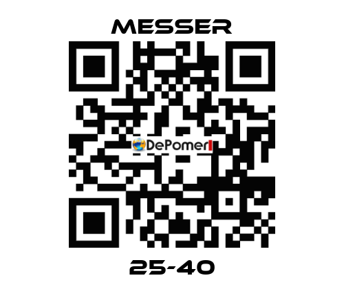25-40 Messer