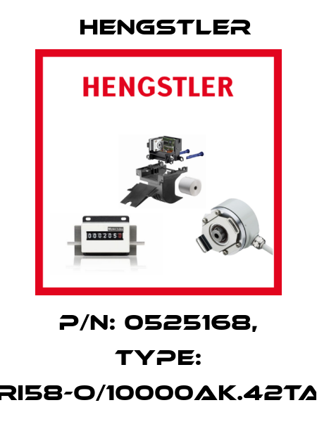 p/n: 0525168, Type: RI58-O/10000AK.42TA Hengstler