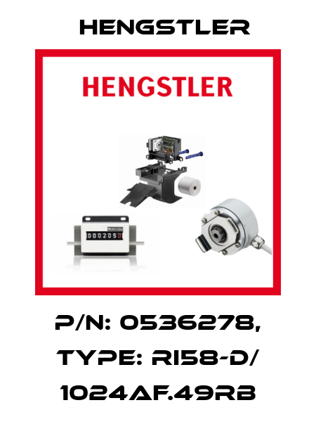 p/n: 0536278, Type: RI58-D/ 1024AF.49RB Hengstler