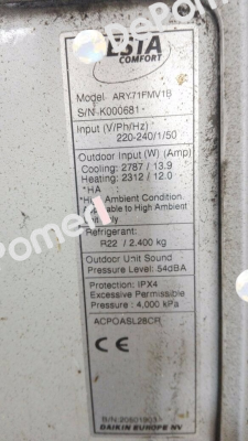 ARY71FMV1B Daikin
