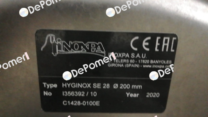 bellows for I356392/10 Inoxpa