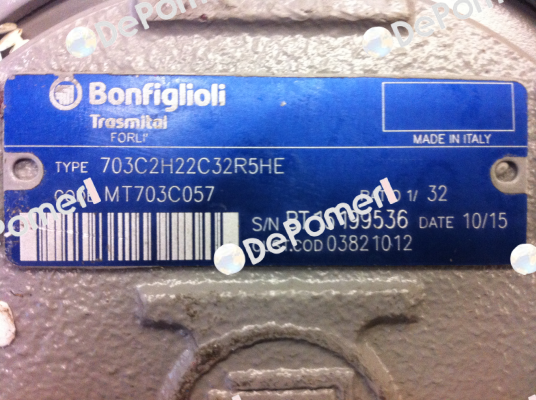703C2H22C32R5HE customised Bonfiglioli