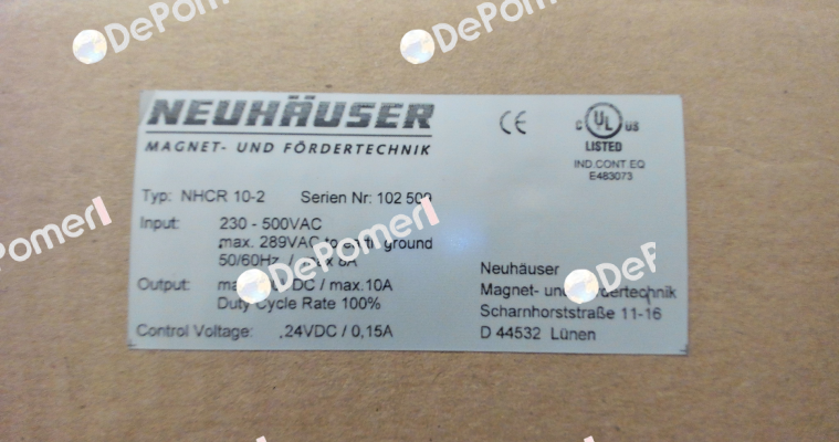 NHCR10-2 Neuhauser