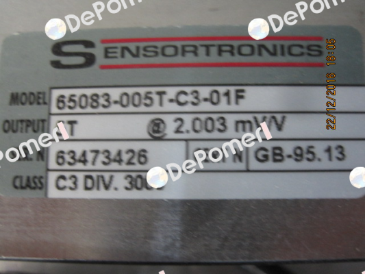 65083-CS-5000kg- 3124M Sensortronics