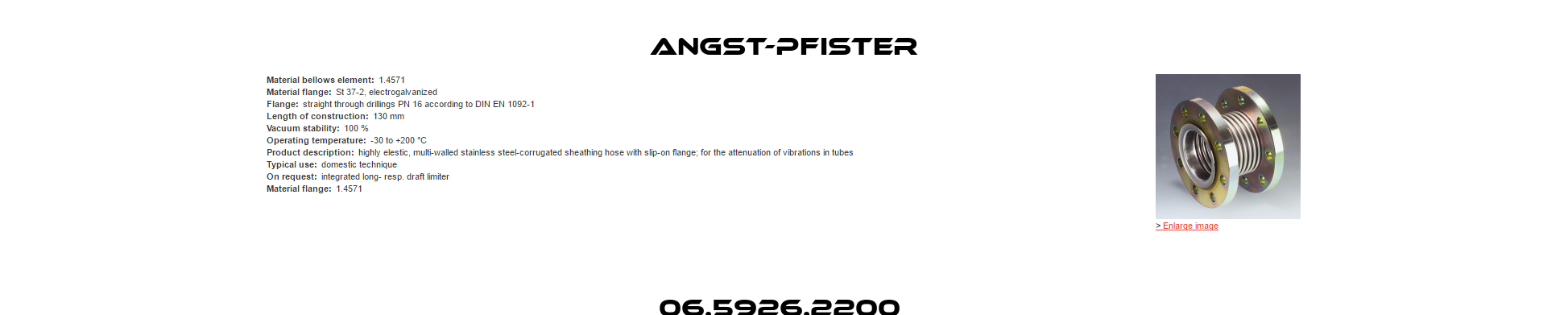 06.5926.2200  Angst-Pfister