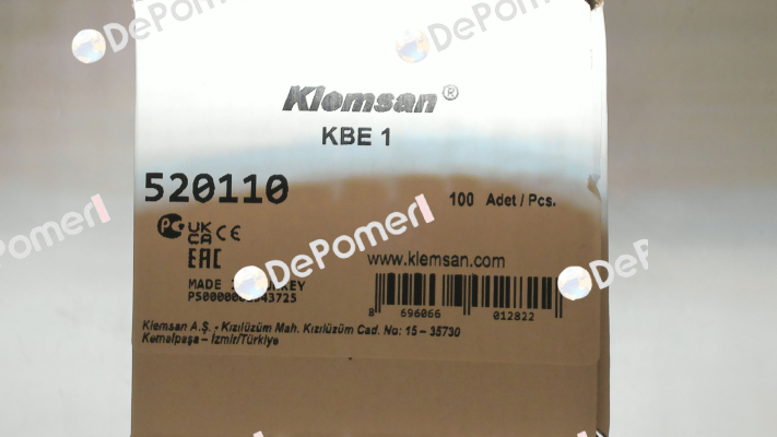 520 110 / KBE1 Klemsan