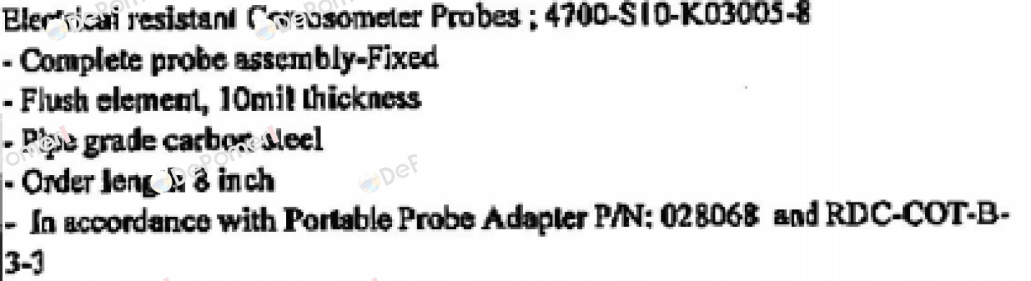 P/N 4700-S10-K03005-8  Cosasco