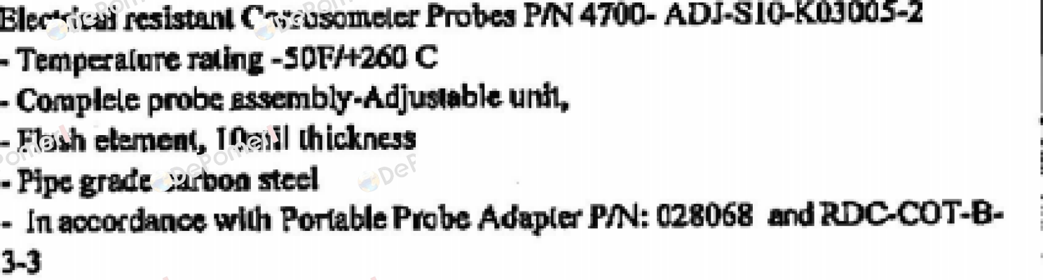 P/N 4700-ADJ-S10-K03005-2  Cosasco