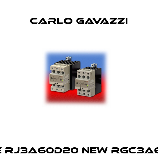Obsolete RJ3A60D20 new RGC3A60D20KKE  Carlo Gavazzi