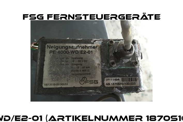 PE4000-WD/E2-01 (Artikelnummer 1870S10-130.023) FSG Fernsteuergeräte