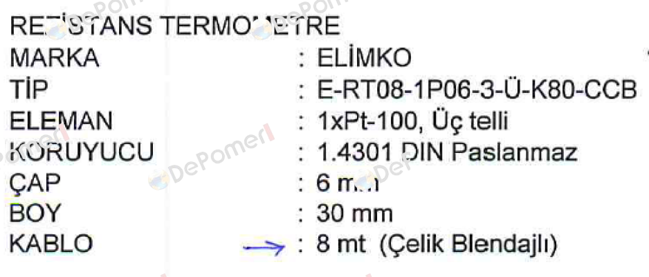 RT08-1P06-3-Ü-K80-CCB  Elimko