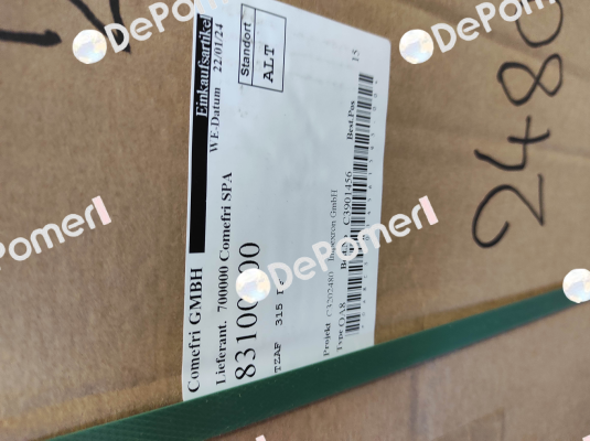P/N: 83103100, Type: TZAF 315 FF RA Comefri
