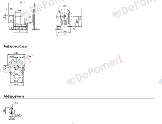 C222P 2.7 P90 B3 - B1410008 Bonfiglioli